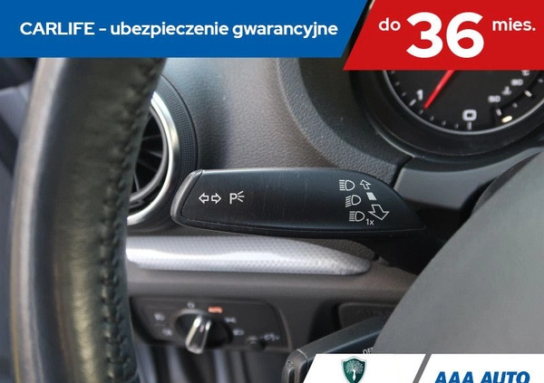 Audi A3 cena 52000 przebieg: 166960, rok produkcji 2014 z Ruciane-Nida małe 277